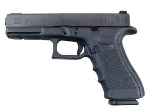 Pistolet Glock Mod. 22 Gen 4 kaliber .40 S&W, jak nowy, z trzema magazynkami i oryginalnym pudełkiem.