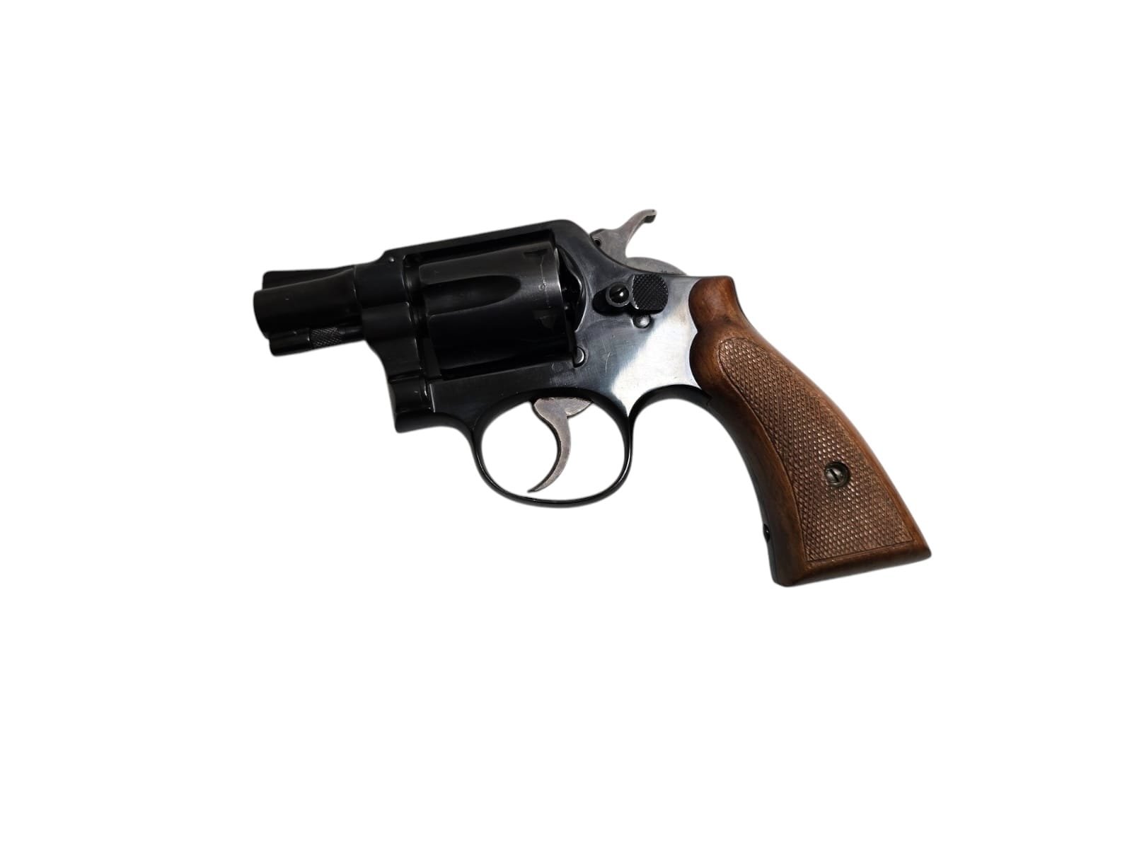 Smith & Wesson Mod. 38 M&P, klasyczny rewolwer kaliber .38 Special, made in USA.