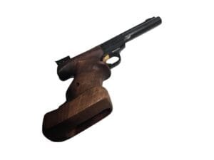 Pistolet Browning, kaliber .22 LR, ergonomiczna konstrukcja Made in Belgium.