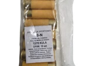 Amunicja elaborowana 12/70 B-N Michał Sowiński w opakowaniu