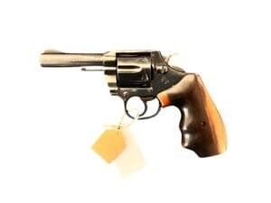 Rewolwer Colt Lawman Mk III kaliber .357 Magnum z drewnianymi okładzinami w stanie bardzo dobrym