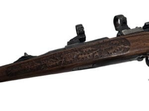 Mauser 98 z myśliwskimi grawerami | Stan bardzo dobry — zdjęcie 4 z 4