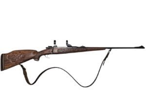 Karabin Mauser 98 kaliber 7x64 z myśliwskimi grawerunkami