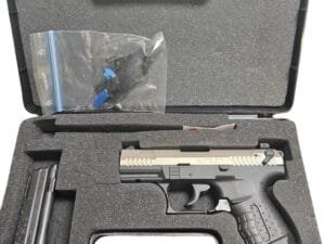 Pistolet Walther P22 kaliber .22 LR z pudełkiem i magazynkami