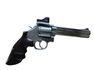 Rewolwer Smith & Wesson 686 Inox z kolimatorem Docter, kaliber .357 Magnum