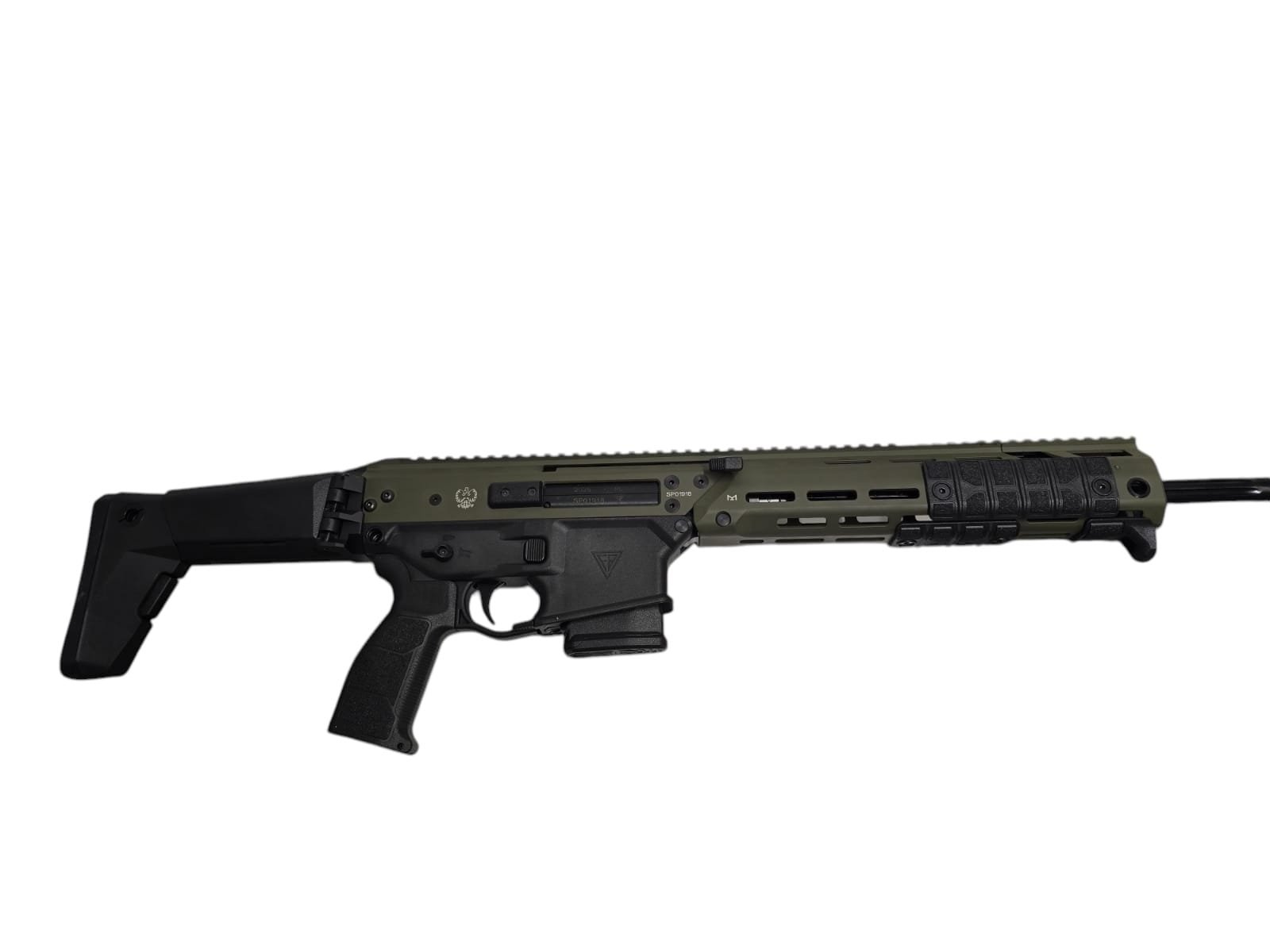 Karabinek GROT S16 FB-M1 green - w kolorze zielonym