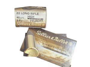S&B - Sellier & Bellot .22LR HV – 40 grs