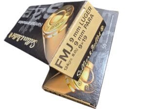 Amunicja S&B -Sellier & Bellot 9mm Luger FMJ – 115 grs