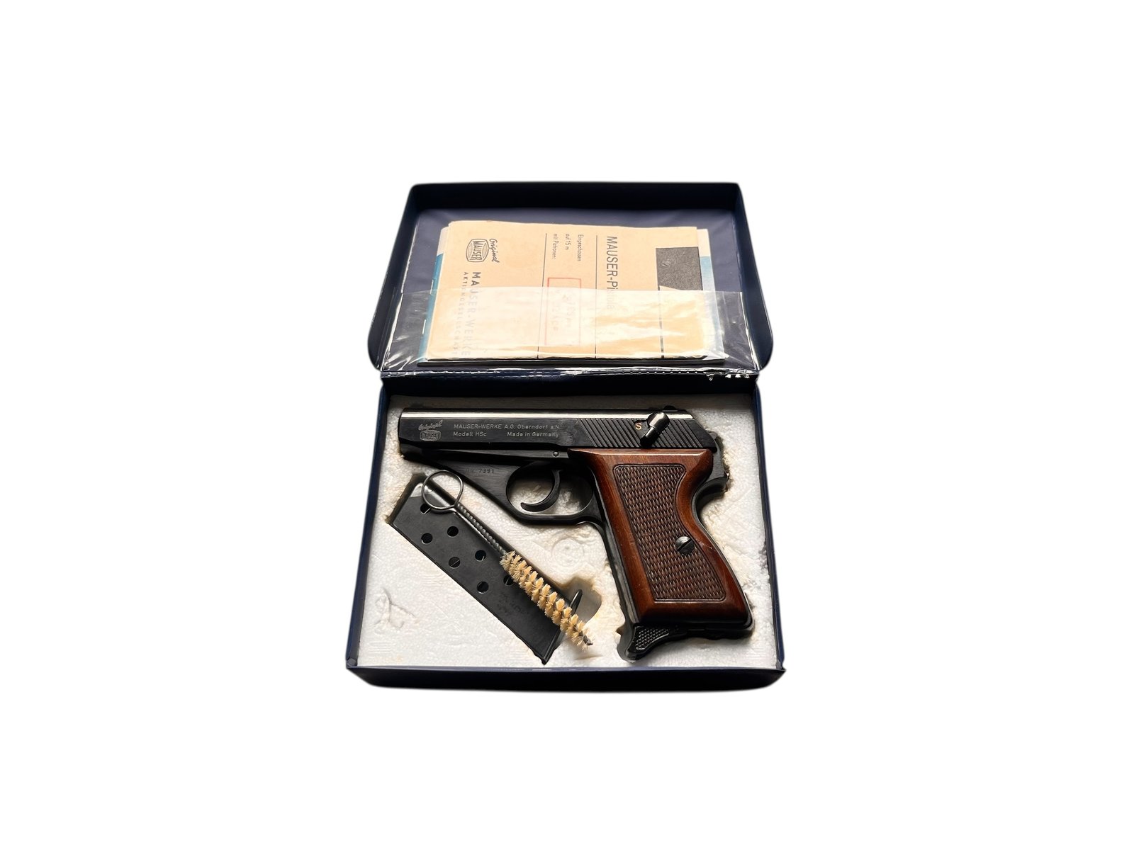 Pistolet Mauser HSc 7,65 mm z lat 1968–1969