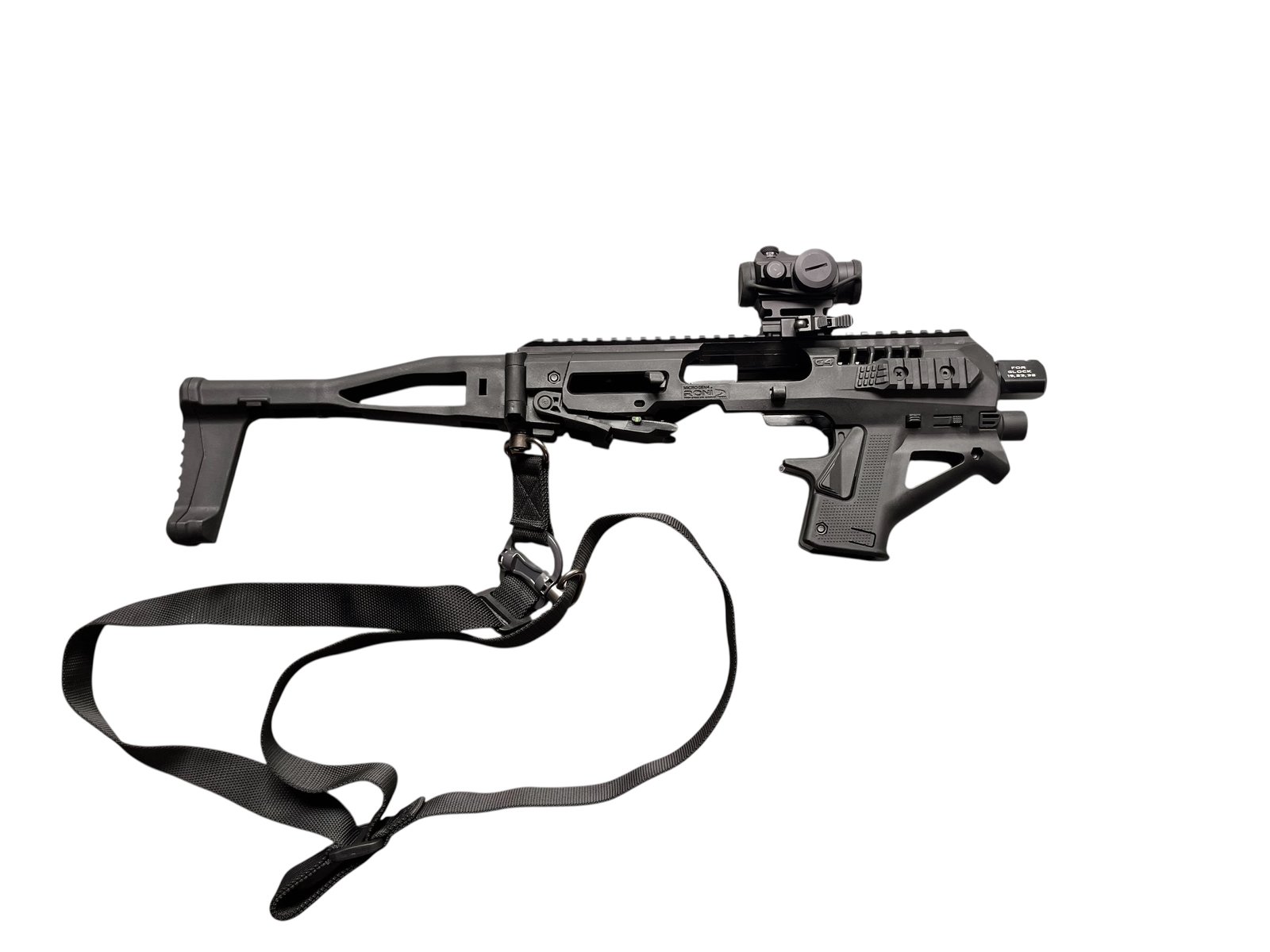 Micro Roni Gen 4 Glock conversion kit z kolimatorem i paskiem