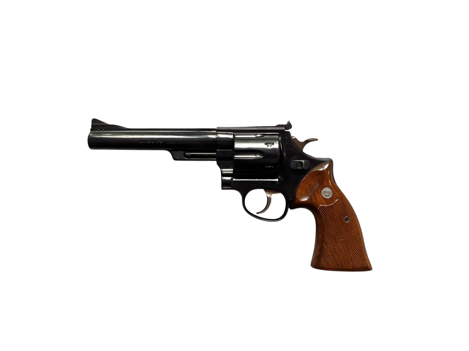 Astra .44 Magnum rewolwer z drewnianymi okładzinami