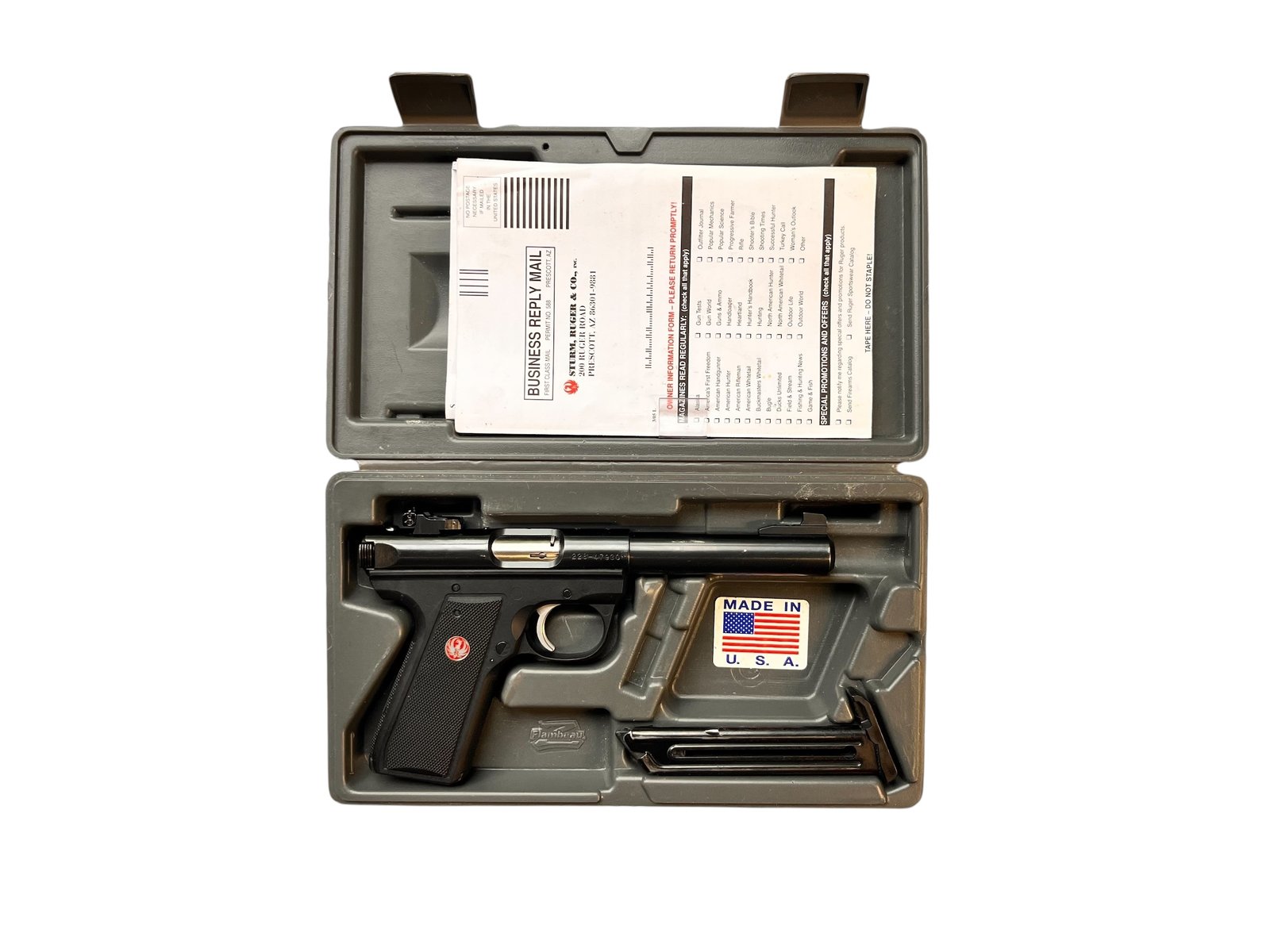 Pistolet Ruger MKIII kaliber .22 LR w stanie dobrym+.