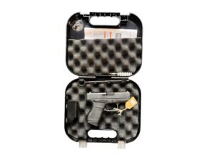 Pistolet Glock 43 do skrytego noszenia, kaliber 9mm Luger.