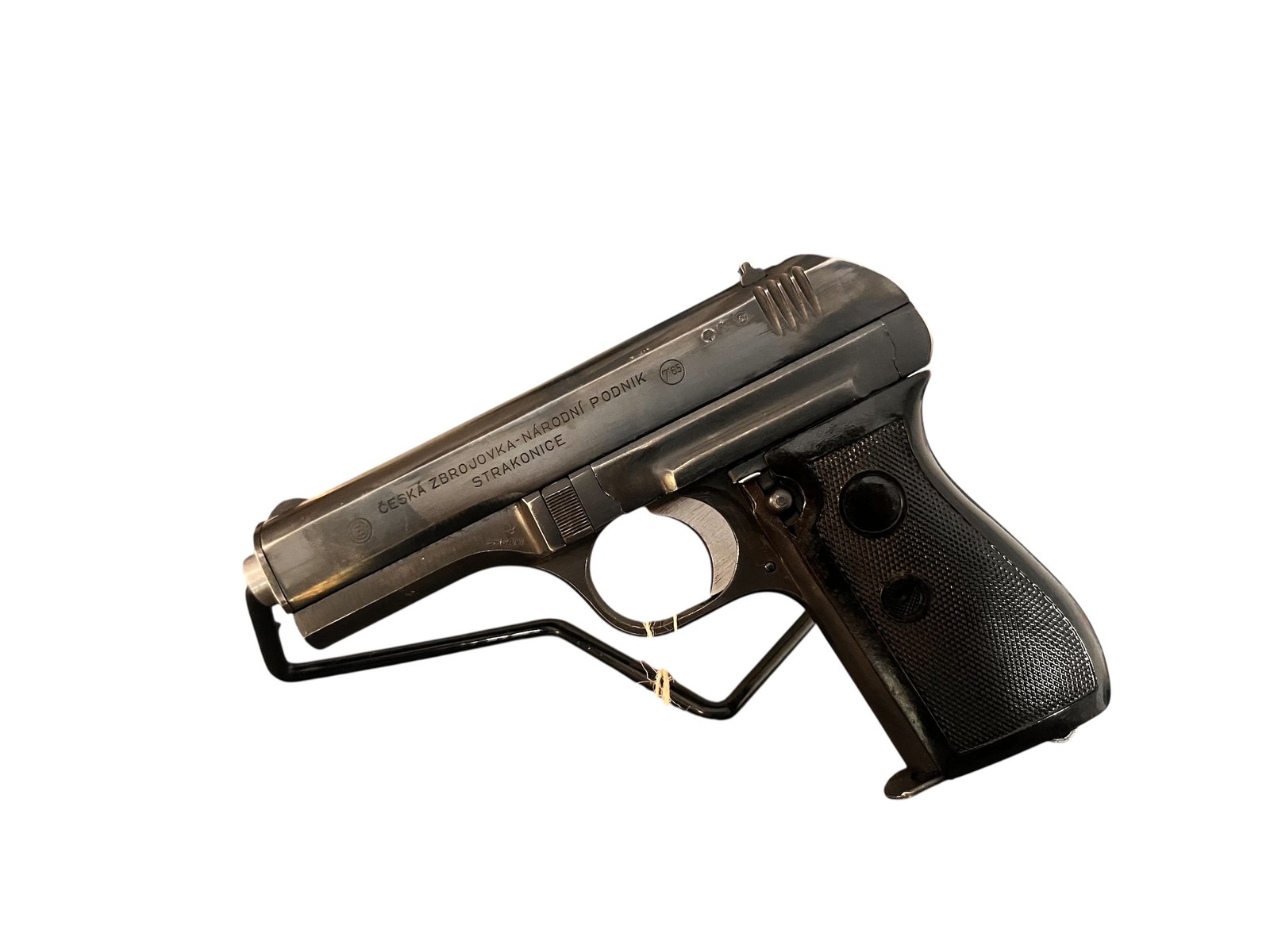 Historyczny pistolet CZ VZ.27 z 1946 roku w kalibrze 7,65mm Browning.