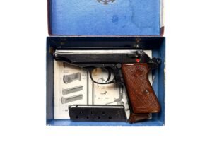 Pistolet Walther PP Manurhin, w oryginalnym pudełku.