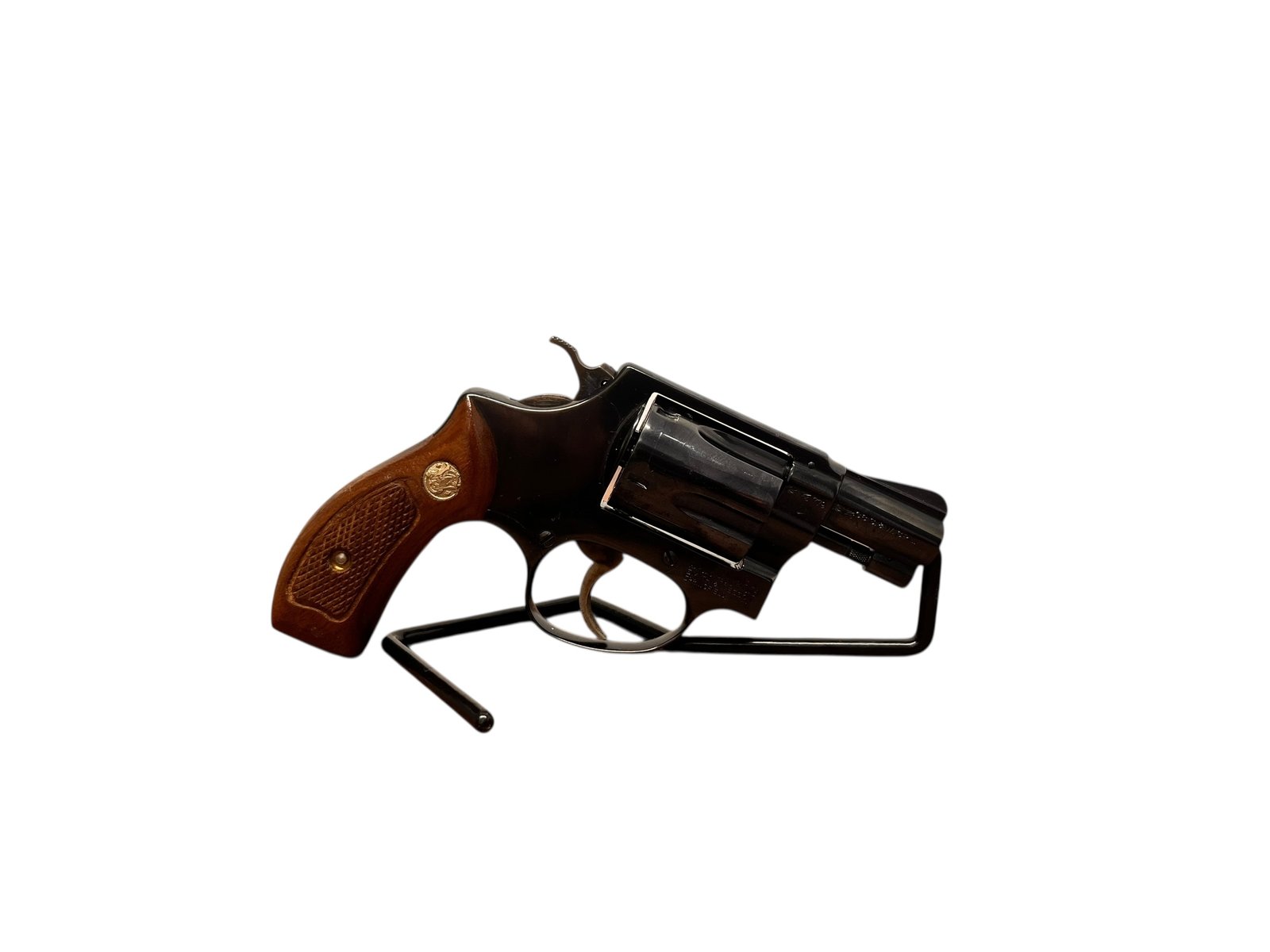 Rewolwer Smith & Wesson 36, klasyczny 'Chiefs Special'.