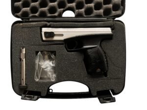 Pistolet Walther SP22 w kalibrze .22 LR, w oryginalnym pudełku.