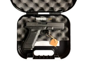 Używany pistolet Glock 17 Gen 4 w kalibrze 9x19 mm.
