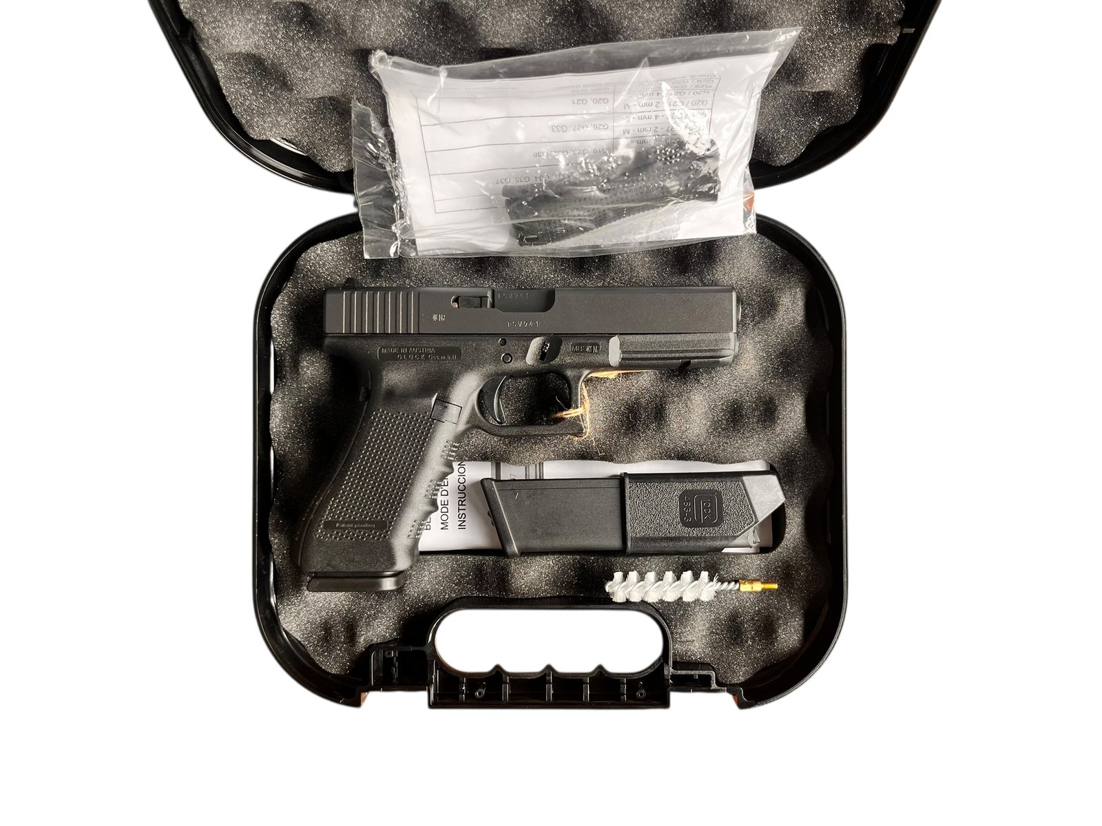 Używany pistolet Glock 17 Gen 4 w kalibrze 9x19 mm.