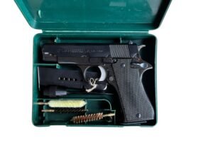 Używany hiszpański pistolet Star BM w kalibrze 9x19 mm.