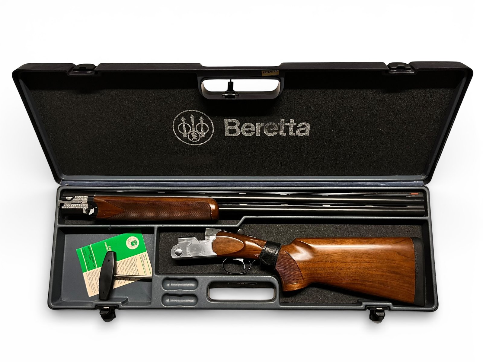 Używana strzelba sportowa bock Beretta 682 Trap w kalibrze 12/70.