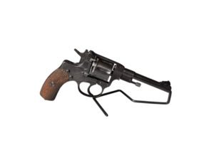 Historyczny radziecki rewolwer Tula Nagant 1895 z 1939 roku.