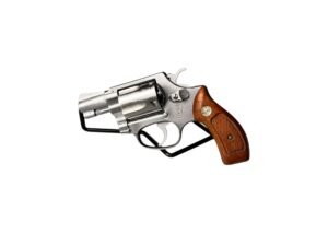 Kompaktowy, nierdzewny rewolwer Smith & Wesson 60 Inox w kalibrze .38 Special.