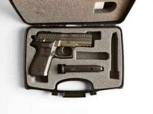 Pistolet Arex Zero 1 CB w kalibrze 9x19mm z aluminiowym szkieletem.