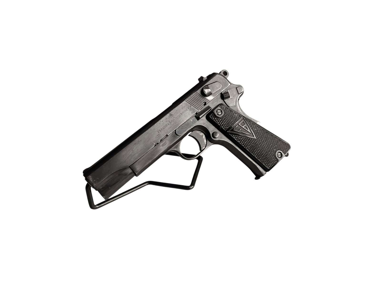 Historyczny pistolet Radom VIS 35 z biciami Waffenamt w rzadkim kalibrze 7,65 mm Parabellum.