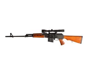 Karabin samopowtarzalny Zastava M76 z nieoryginalną lunetą w stanie bardzo dobrym