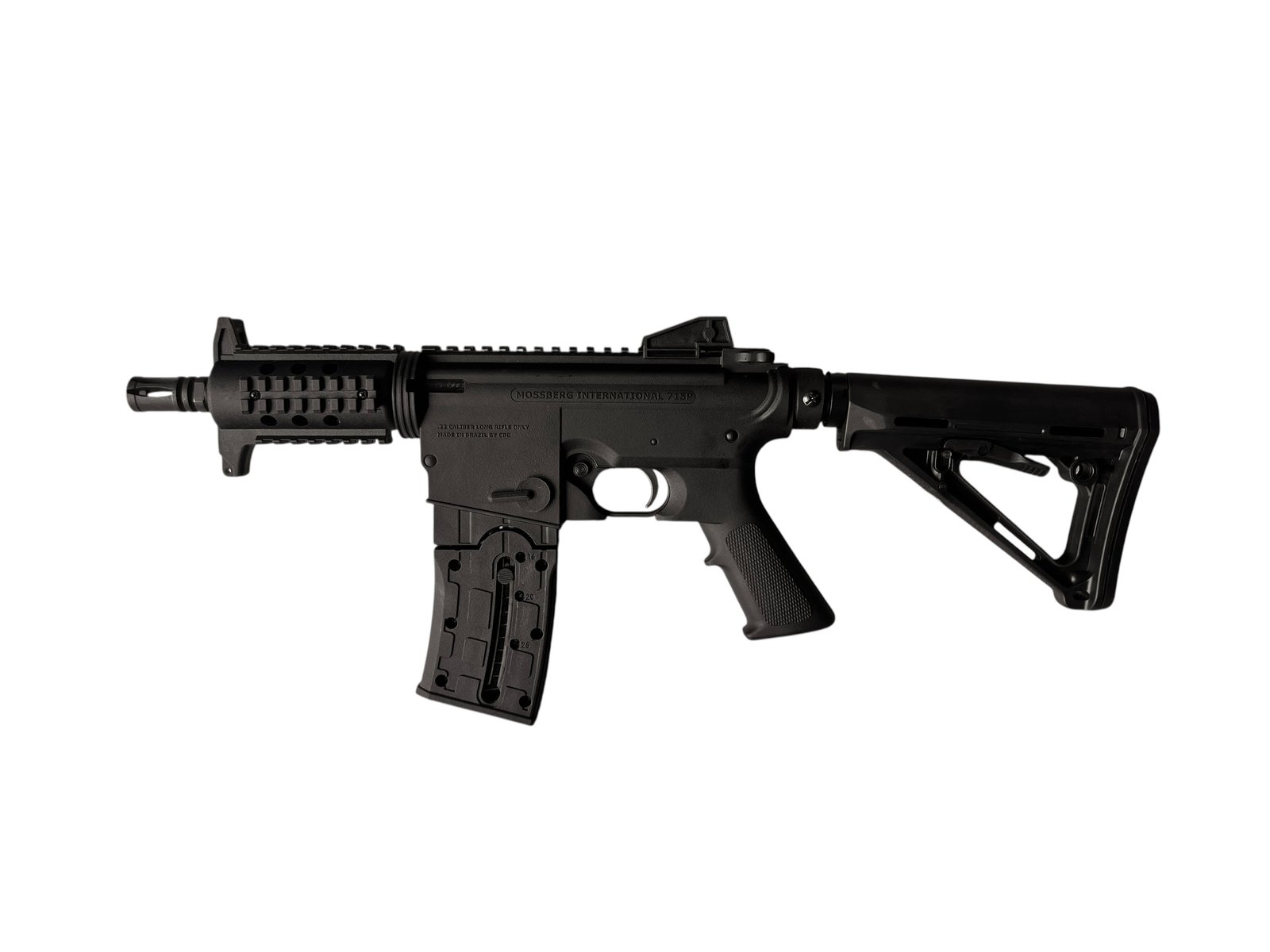 Tekst alternatywny: Pistolet Mossberg 715P .22LR z dorobioną kolbą rusznikarską