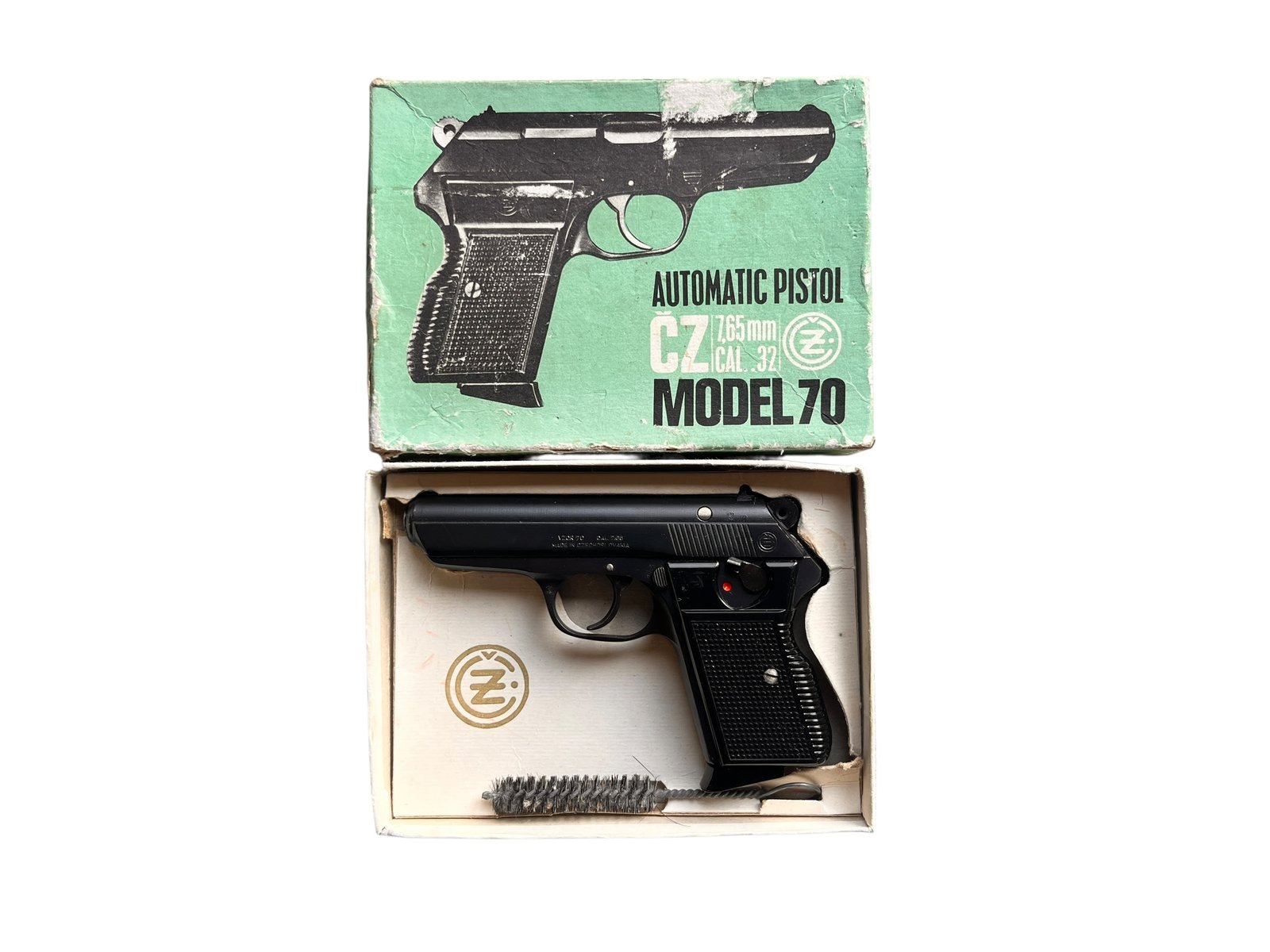 CZ Vzor 70, pistolet samopowtarzalny 7,65 mm Browning, rok 1977